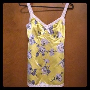 Flirty, silky summer top